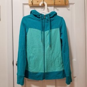 ♠ Tek Gear Two-toned Aqua Hoodie Women Size S